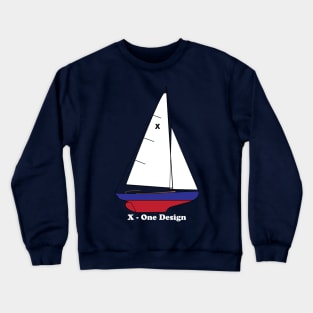 XOD Class Sailboat - (X (Class) One Design (XOD) Crewneck Sweatshirt